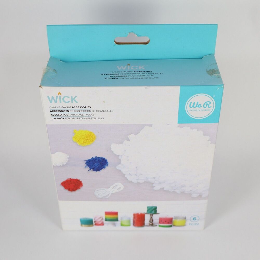 We R Memory Keepers Wick Candle Making Accessories Wax & Wick - No Pigments